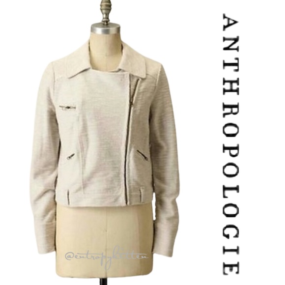 Anthropologie Jackets & Blazers - Anthropologie Moto Zip Jacket